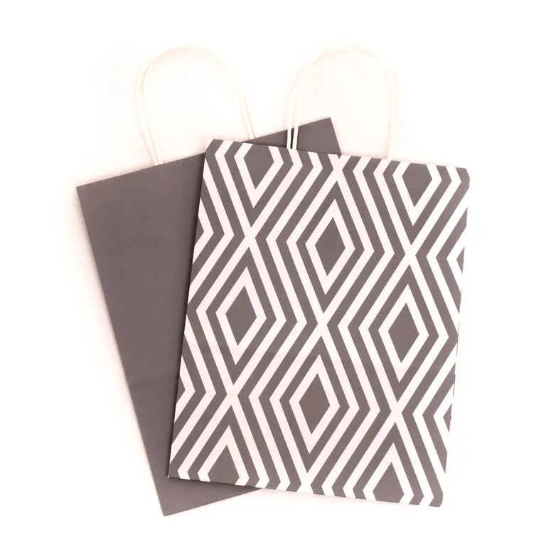 Hallmark 12.5" 12-Pack Assorted Kraft Paper Gift Bags - Image 9