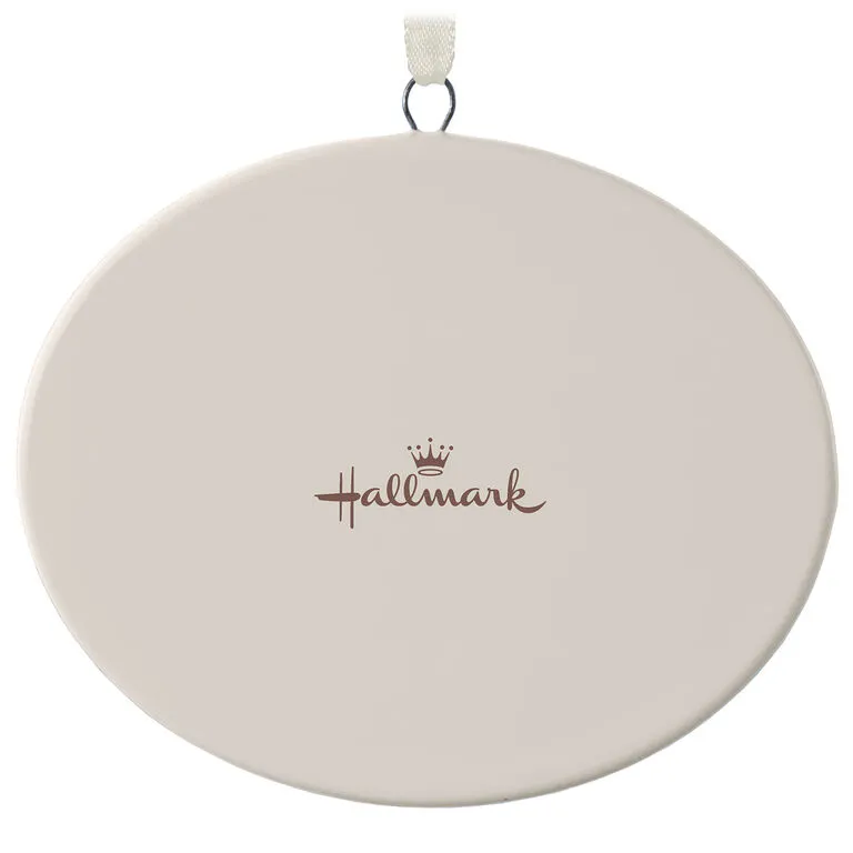 Hallmark 1-Sided Oval Ceramic Photo Ornament - Image 6
