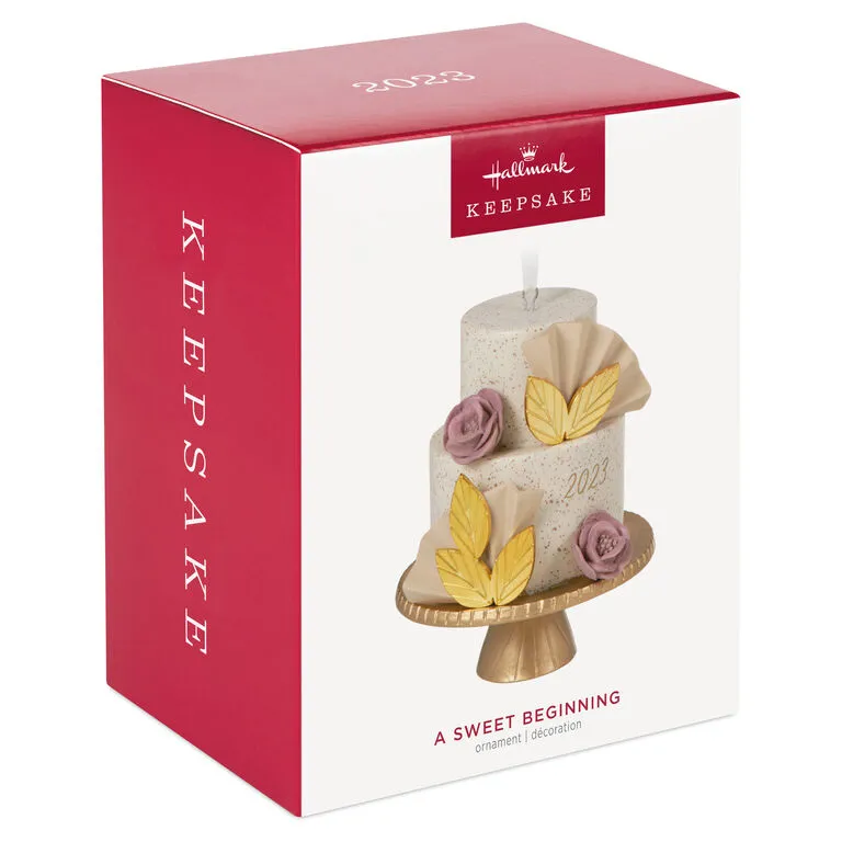 Hallmark A Sweet Beginning 2023 Porcelain Ornament - Image 4