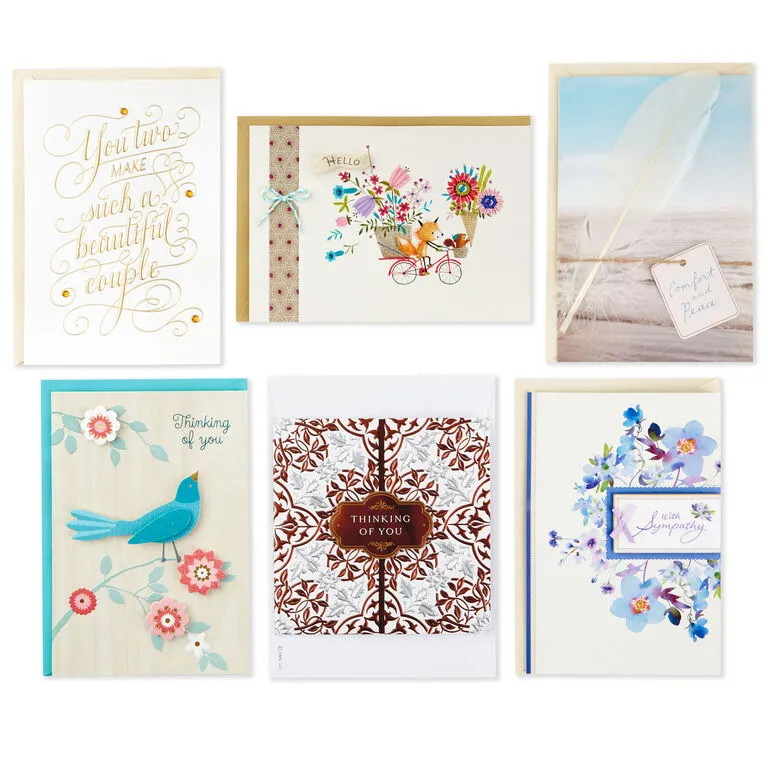 Hallmark Assorted Cards For All Occasions In Floral Organizer Box, Box Of 24 - Image 6