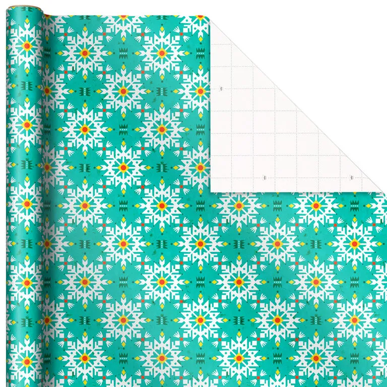 Hallmark Festive And Fun 3-Pack Multicolored Wrapping Paper, 120 Sq. Ft. - Image 6