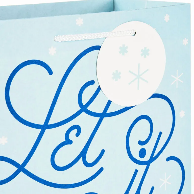 Hallmark Let It Snow 8-Pack Holiday Gift Bags, Assorted Sizes And Designs - Image 5