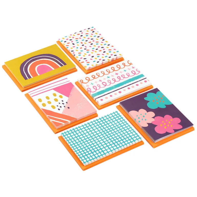 Hallmark Abstract Doodles And Dots Boxed Blank Note Cards, Pack Of 48 - Image 2