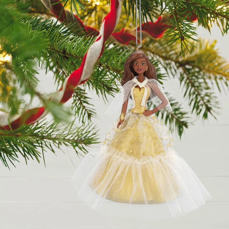 Hallmark 2023 Black Holiday Barbie⢠Ornament - Image 2