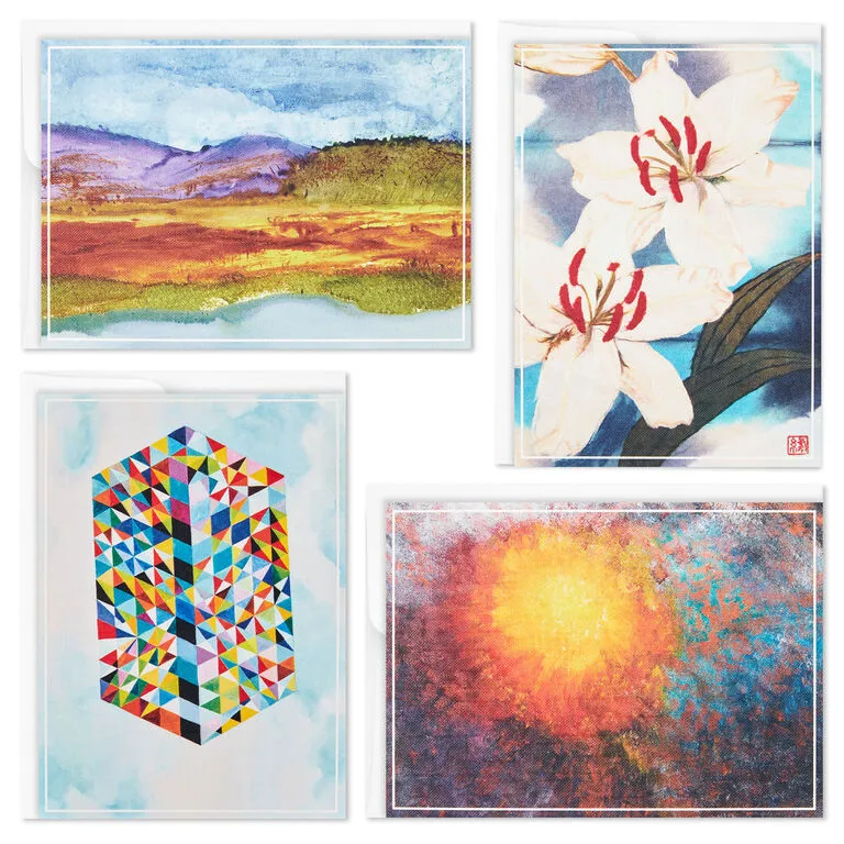 Hallmark ArtLifting Nature And Abstracts Blank Note Cards Assortment, Box Of 24 - Image 3