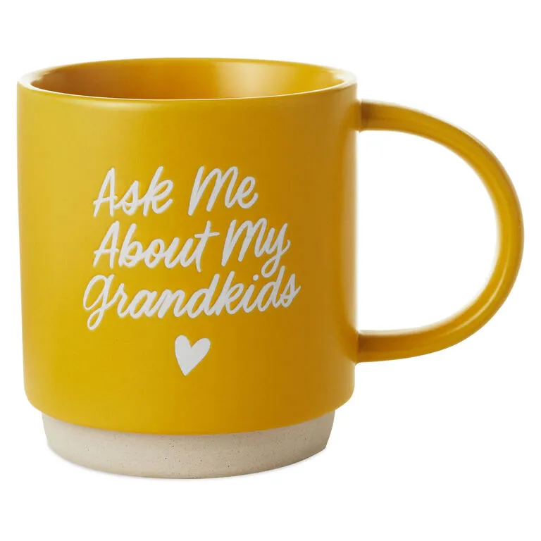 Hallmark Ask Me About My Grandkids Mug, 16 Oz.