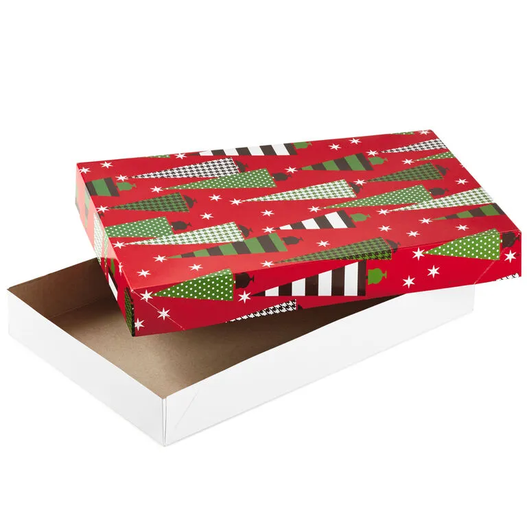 Hallmark Assorted 12-Pack Designed Christmas Shirt Boxes - Image 3