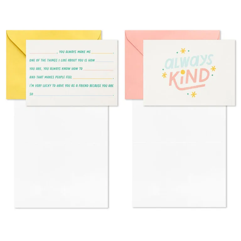 Hallmark Little World Changers⢠Assorted Blank Note Cards In Caddy, Pack Of 24 - Image 4