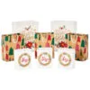 Hallmark Assorted Holiday Merry 8-Pack Small, Medium And Large Christmas Gift Bags