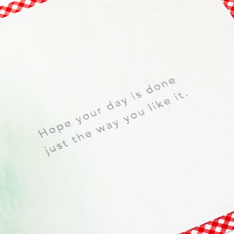 Hallmark Just For You BBQ Grill 3D Pop-Up Birthday Card - Image 3