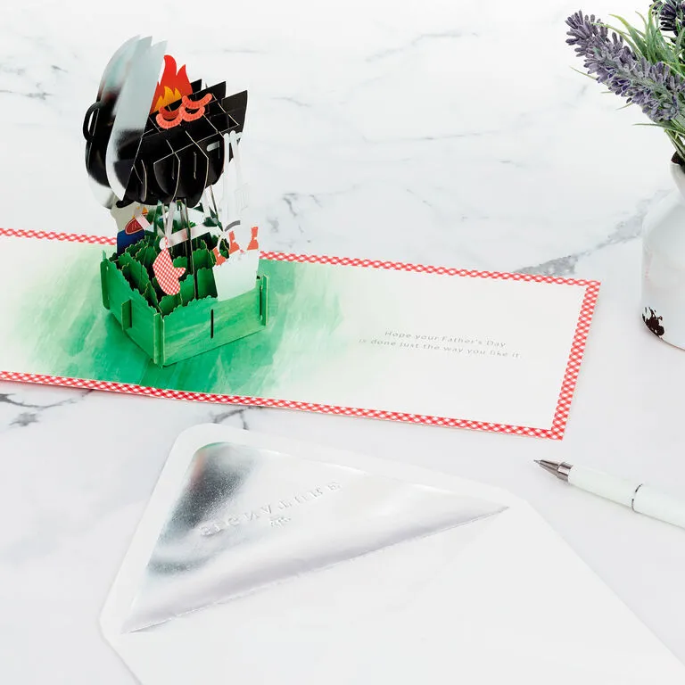 Hallmark BBQ Grill 3D Pop-Up Father's Day Card For Dad - Image 7