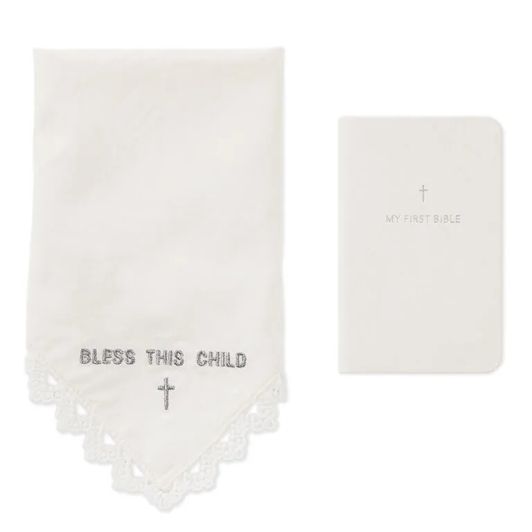 Hallmark Commemorative Handkerchief And First Bible Set - Image 2