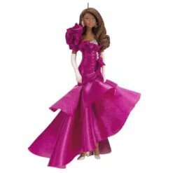 Hallmark Barbie⢠Pink Collection⢠2023 Porcelain And Fabric Ornament