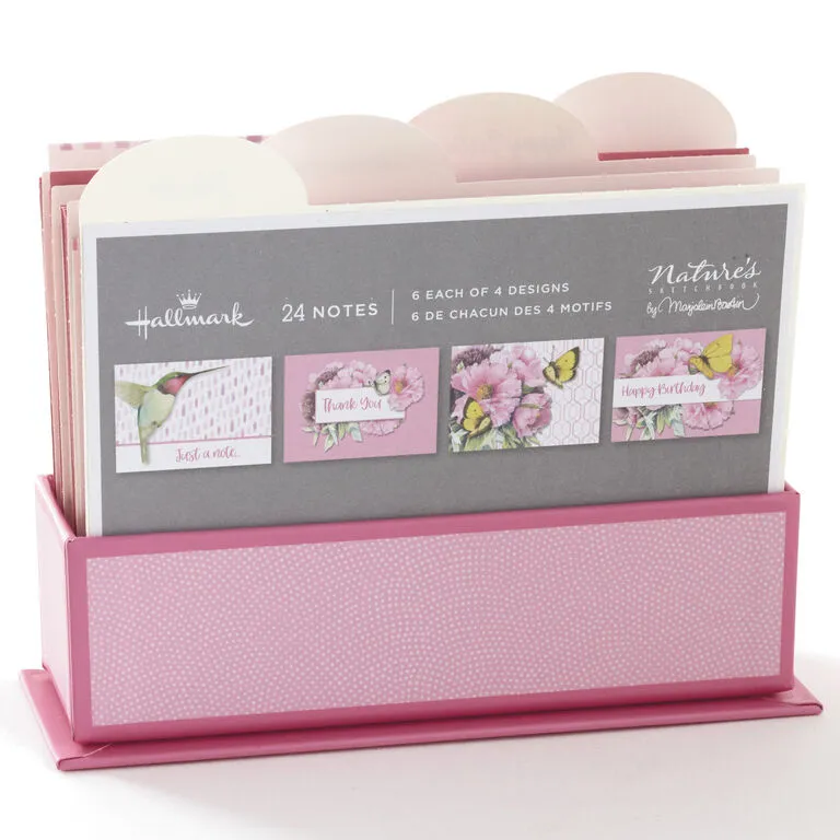 Hallmark Marjolein Bastin Assorted Blank Nature Note Cards In Caddy, Pack Of 24 - Image 10