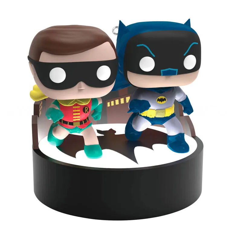 Hallmark Batman™ The Classic TV Series Batman™ And Robin™ Funko POP!® Ornament With Light And Sound
