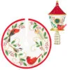 Hallmark Mini The Beauty Of Birds Christmas Tree Topper And Tree Skirt, Set Of 2