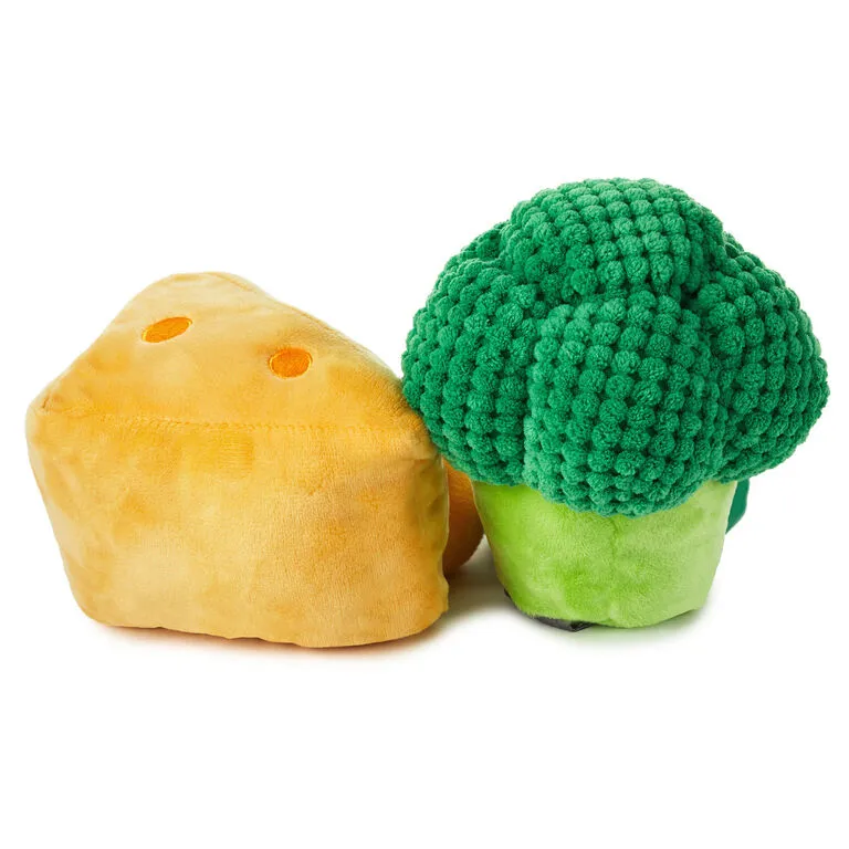 Hallmark Better Together Broccoli And Cheese Magnetic Plush, 5.75" - Image 2