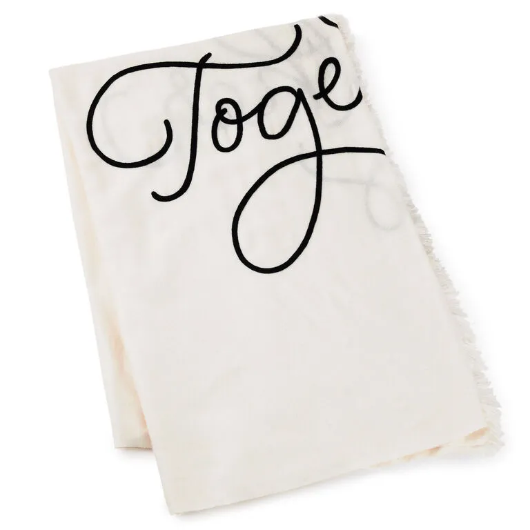 Hallmark Better Together Embroidered Throw Blanket, 80x60 - Image 2