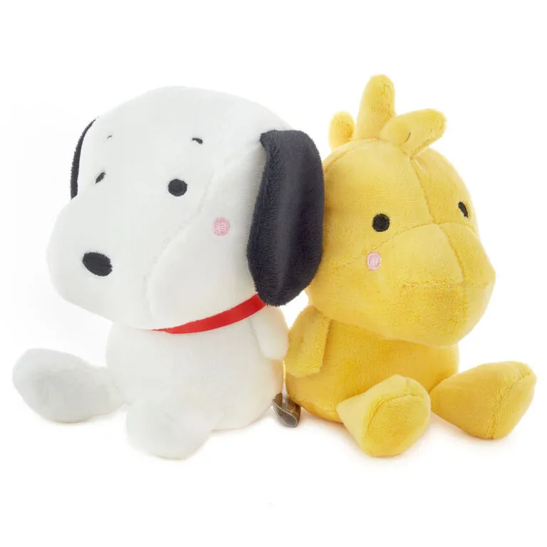 Hallmark Better Together PeanutsĀ® Snoopy And Woodstock Magnetic Plush, 5.25"