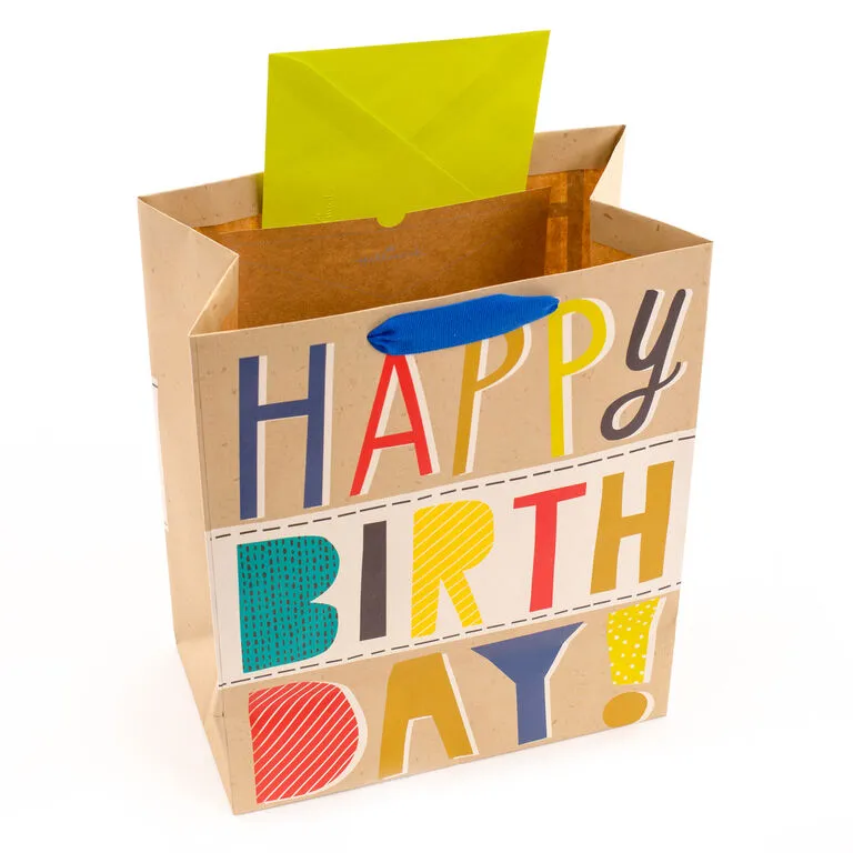 Hallmark Bold Birthday 3-Pack Assorted Gift Bags With Tissue - Image 5