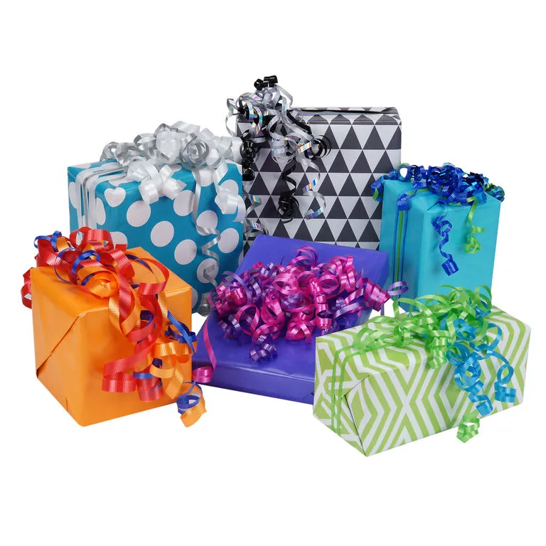 Hallmark Bold Patterns And Solids 3-Pack Reversible Wrapping Paper - Image 2