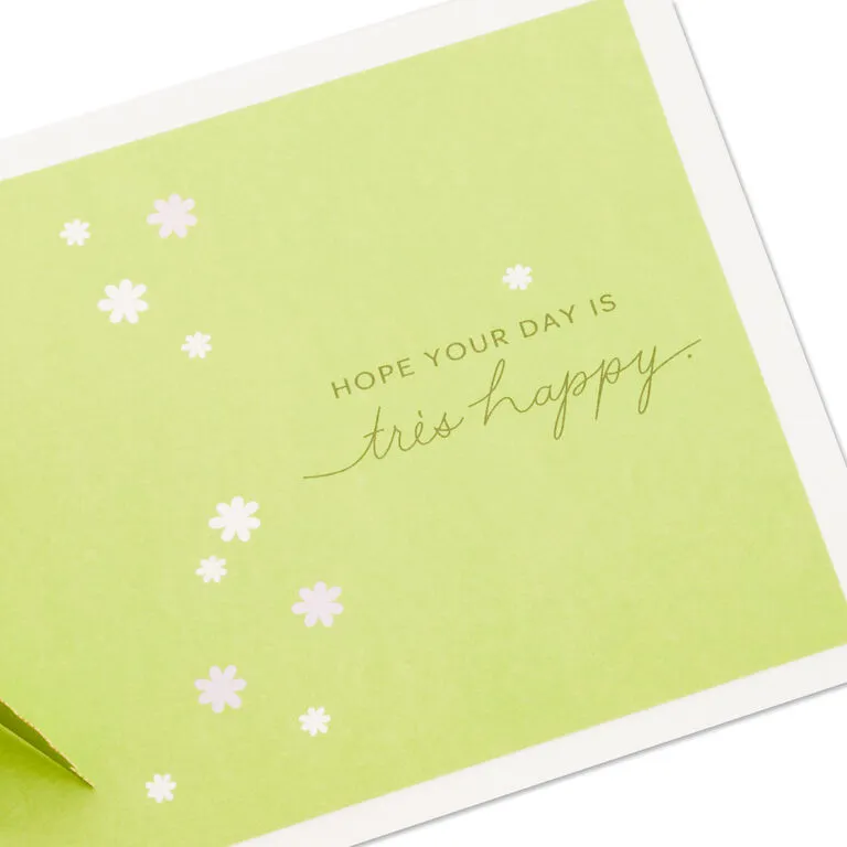 Hallmark Bonjour Eiffel Tower 3D Pop-Up Hello Card - Image 3