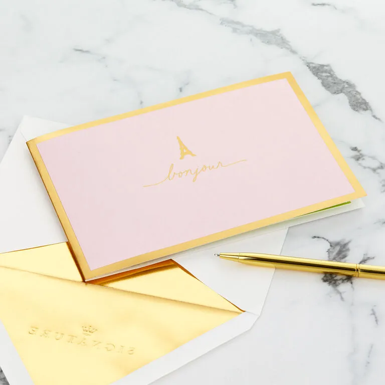 Hallmark Bonjour Eiffel Tower 3D Pop-Up Hello Card - Image 7