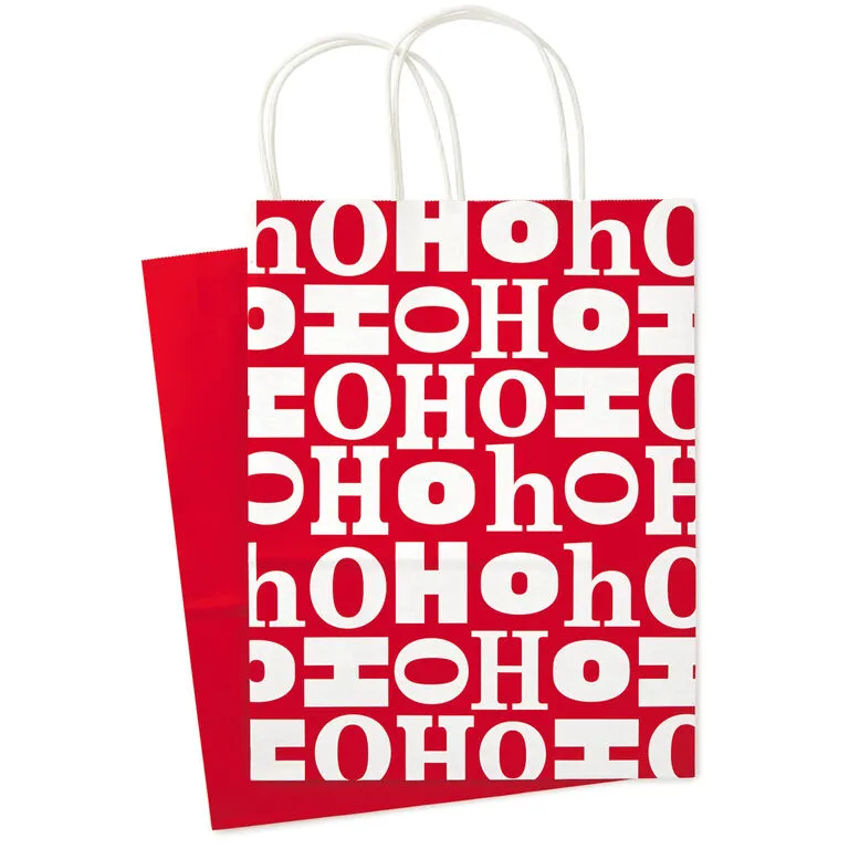 Hallmark 13" Bright Fun 12-Pack Assorted Christmas Gift Bags - Image 5