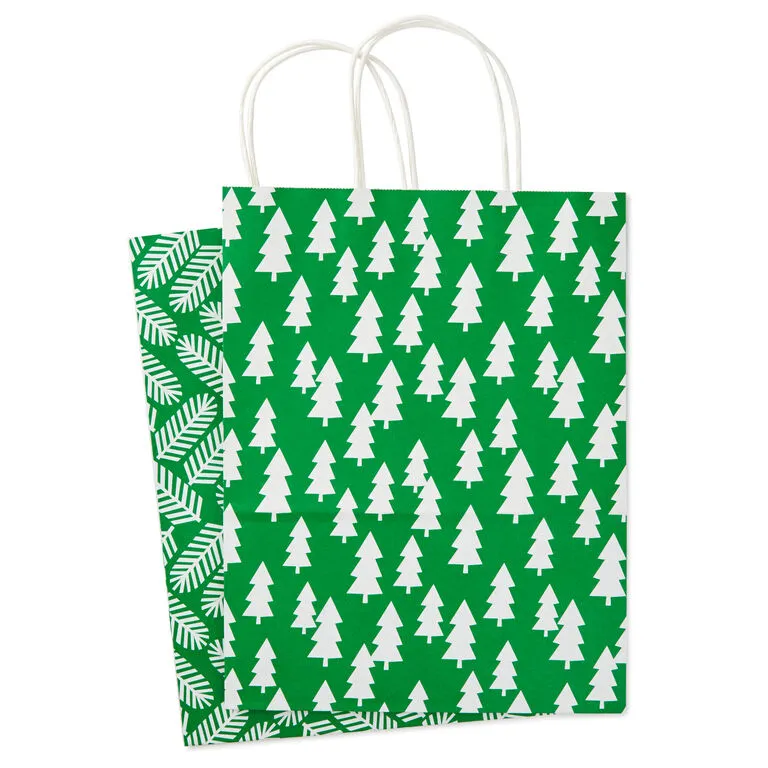 Hallmark 13" Bright Fun 12-Pack Assorted Christmas Gift Bags - Image 9