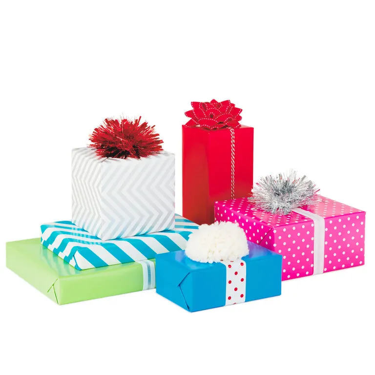 Hallmark Bright And Bold 6-Pack Wrapping Paper, 180 Sq. Ft. Total - Image 2
