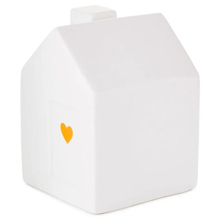 Hallmark Built To Last Ceramic House Figurine, 4" - Image 2