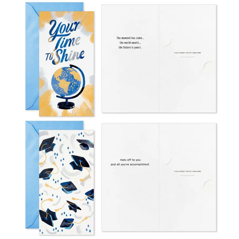 Hallmark Festive Grad Wishes Graduation Cards Assortment, Pack Of 36 - Image 3