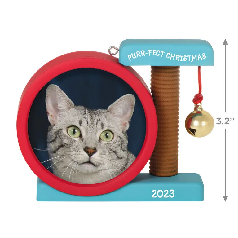 Hallmark Purr-fect Christmas 2023 Photo Frame Ornament - Image 3