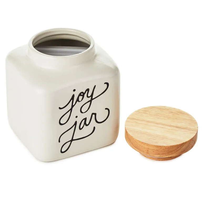 Hallmark Ceramic Joy Jar And Notepad, Set Of 2 - Image 2