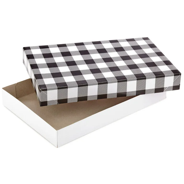 Hallmark Checks And Plaids 12-Pack Designed Shirt Boxes - Image 4