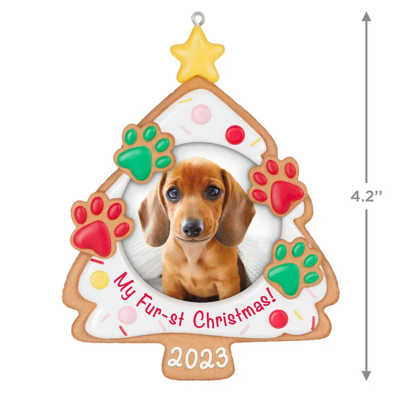 Hallmark My Fur-st Christmas 2023 Photo Frame Ornament - Image 3