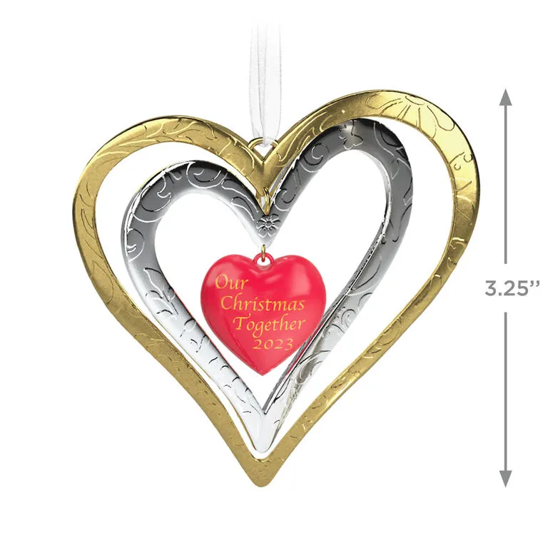 Hallmark Our Christmas Together 2023 Metal Ornament - Image 3