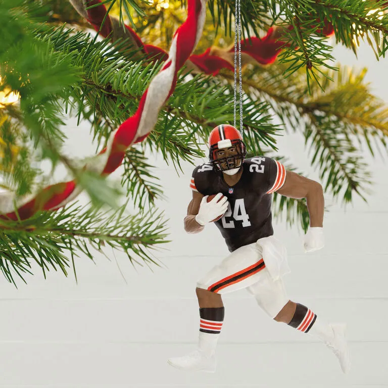 Hallmark NFL Cleveland Browns Nick Chubb Ornament - Image 2