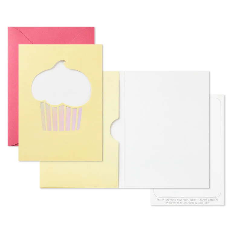 Hallmark Crayola® Kids Card Kit With Markers In Caddy, Pack Of 8 - Image 3