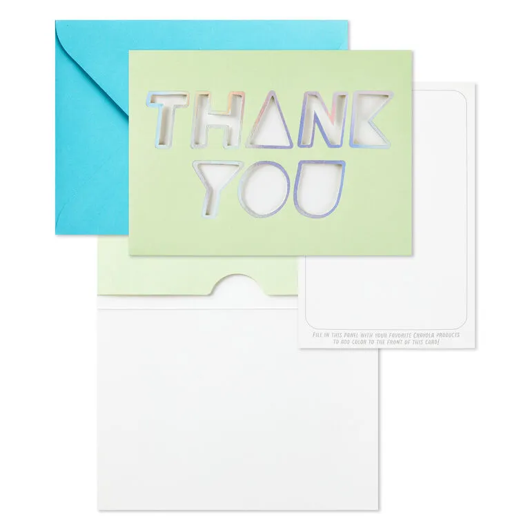 Hallmark Crayola® Kids Card Kit With Markers In Caddy, Pack Of 8 - Image 4