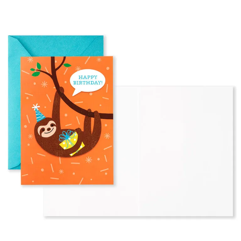 Hallmark Cute Animals Assorted Blank Kids Birthday Cards, Pack Of 48 - Image 7