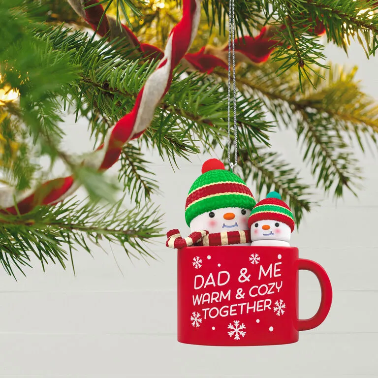 Hallmark Dad & Me Hot Cocoa Mug 2023 Ornament - Image 2