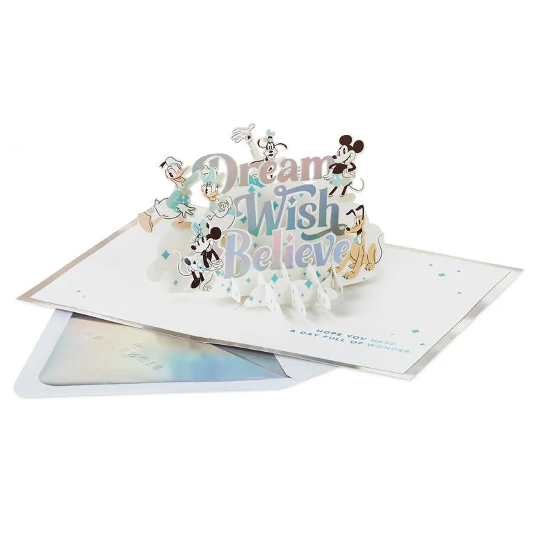 Hallmark Disney 100 Years Of Wonder Day Full Of Wonder 3D Pop-Up Card - Image 2