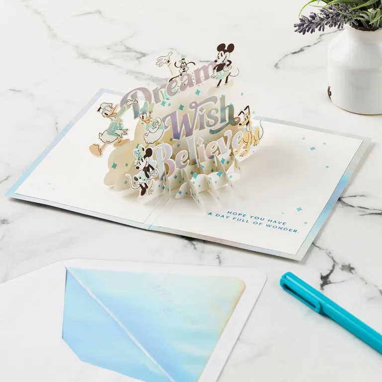 Hallmark Disney 100 Years Of Wonder Day Full Of Wonder 3D Pop-Up Card - Image 8