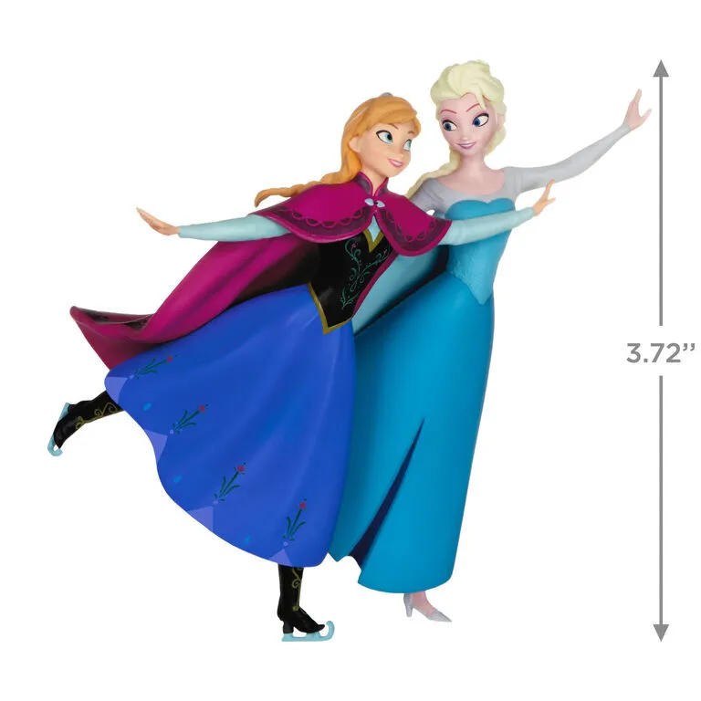 Hallmark Disney Frozen 10th Anniversary Two Sisters, One Heart Ornament - Image 3