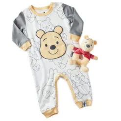Hallmark Disney Baby Winnie The Pooh Rattle And Jumper Set, 3-6 Months