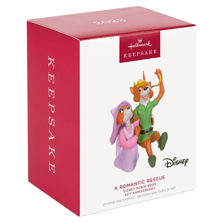 Hallmark Disney Robin Hood 50th Anniversary A Romantic Rescue Ornament - Image 4