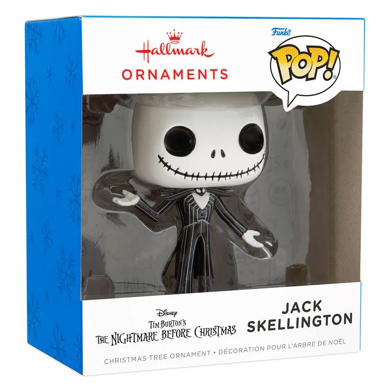 Disney Tim Burton's The Nightmare Before Christmas Jack Skellington Funko POP!® Hallmark Ornament - Image 4