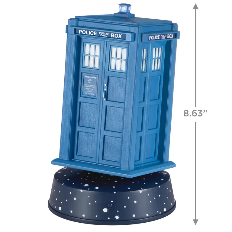 Hallmark Doctor Who 60th Anniversary TARDIS Tabletop Decoration With Light, Sound And Motion - Image 3