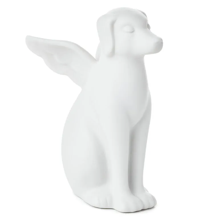 Hallmark Dog Angel Figurine Pet Memorial Gift, 4.25"